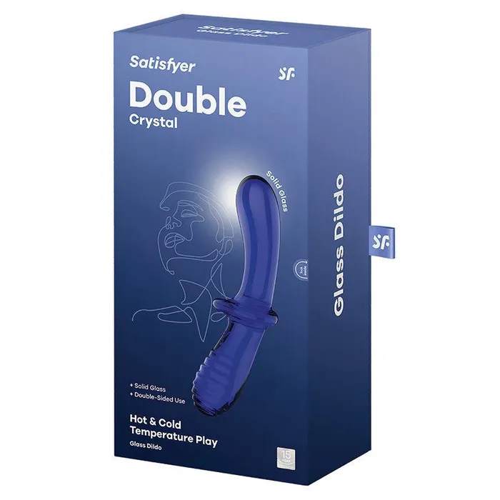Dildos Satisfyer Satisfyer Double Crystal Glass Dildo