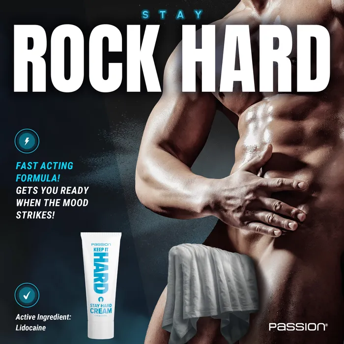 Dildos XR Brands Keep It Hard Stay Hard Cream 15oz