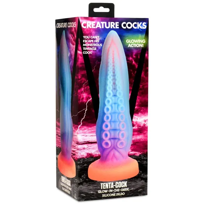 Dildos XR LLC TENTACOCK SILICONE GLOWINTHEDARK DILDO
