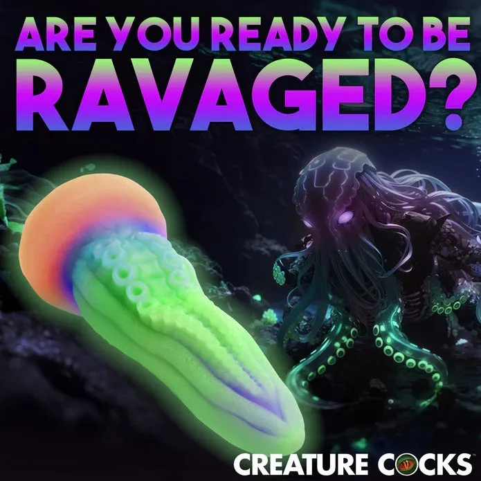 Dildos XR LLC TENTACOCK SILICONE GLOWINTHEDARK DILDO