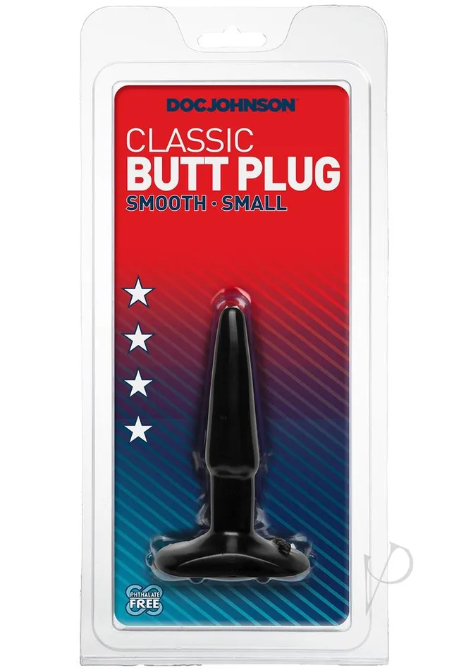 Doc Johnson Anal Butt Plug Black Small