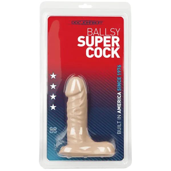 Doc Johnson Dildos Doc Johnson Ballsy Supercock 6 Inch Dildo