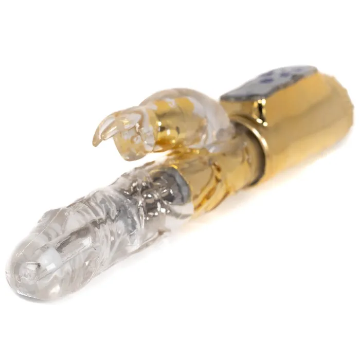 Double Delight 7 Function Rechargeable Rabbit Vibrator With Rotating Beads Simpli Pleasure V2 Female Sex Toys