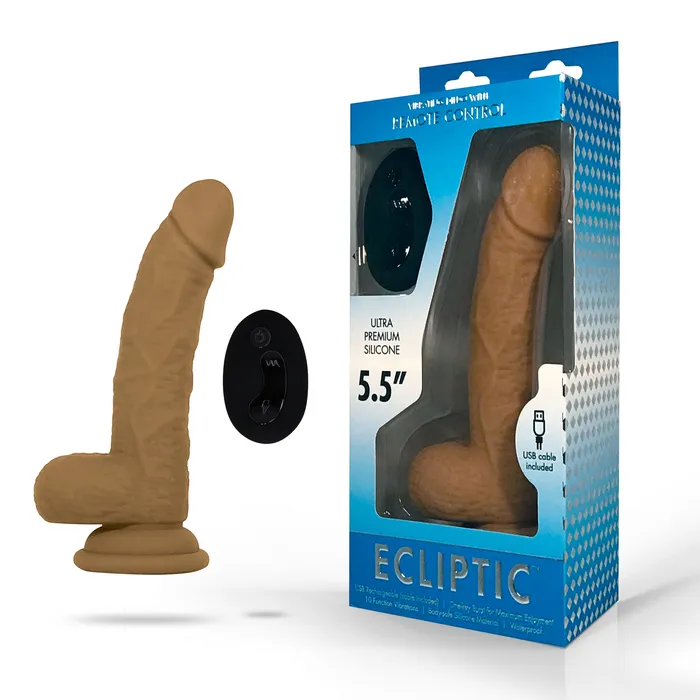 Ecliptic SZ1 Remote Dildo Brown Castle Megastore Female Sex Toys