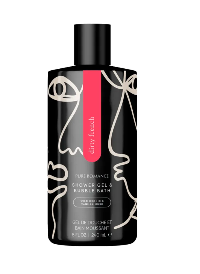 Enhancers Pure Romance Shower Gel Bubble Bath Dirty French