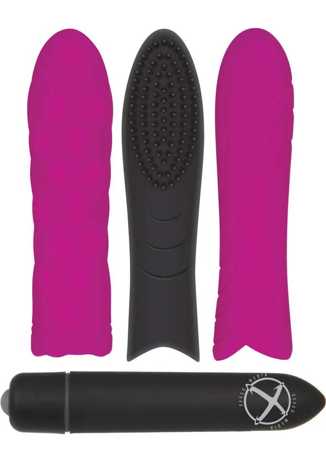 Evolved Male Sex Toys Bullet With Sleeve Trio Kit