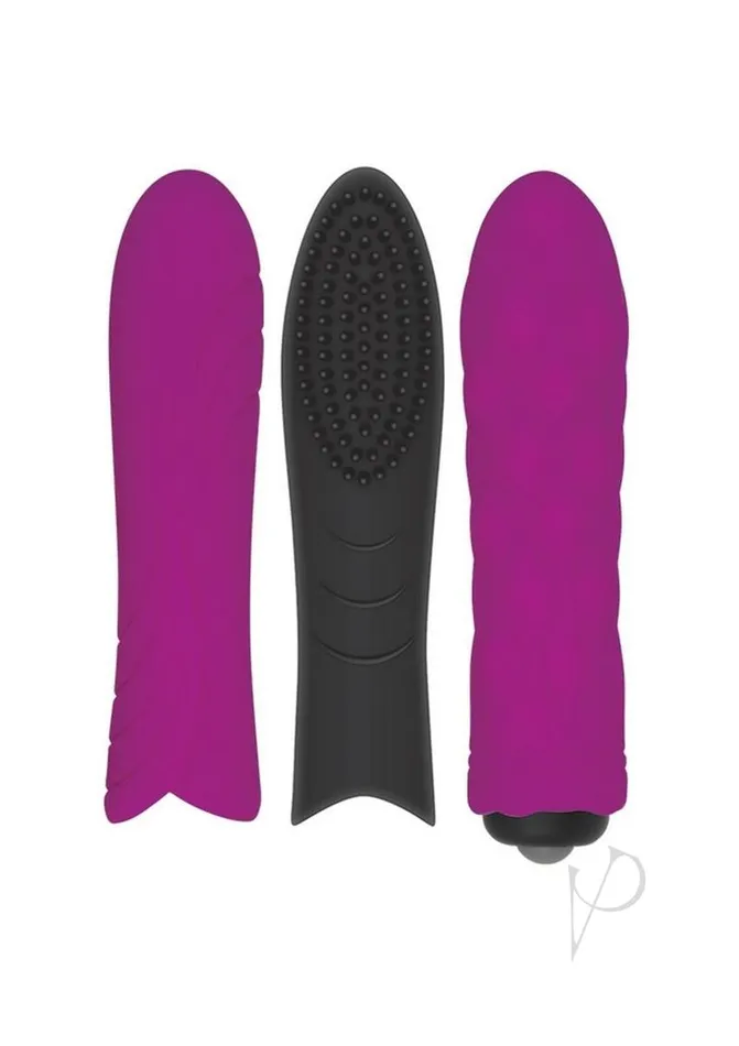 Evolved Male Sex Toys Bullet With Sleeve Trio Kit