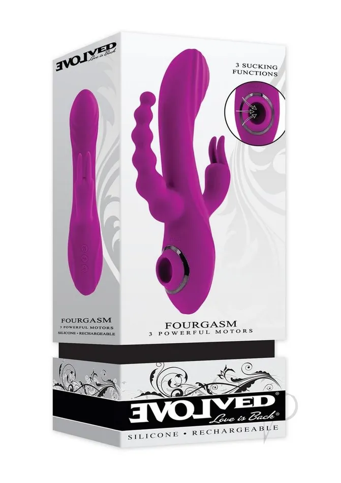 Evolved Vibrators Fourgasm Purple