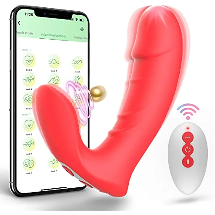Female Sex Toys APP Remote Control Wearable Dildo G Spot Vibrators Adult Toys Sohimi