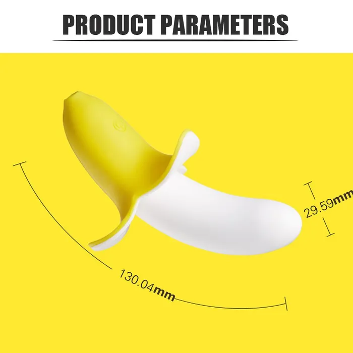 Female Sex Toys Banana Bliss Vibrator Gspot Vaginal Stimulator Clitoral Vibrator Soft Silicone Dildo Female Masturbator Adult Sex Toy for Woman CupidSecrets