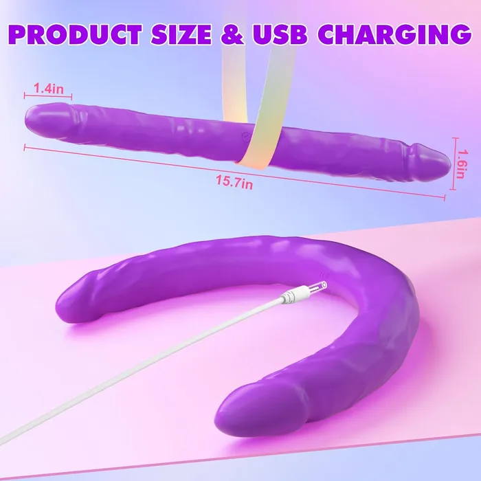 Female Sex Toys CupidSecrets Double Ended Vibrator Dildo