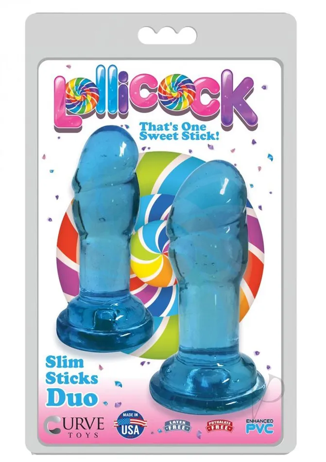 Female Sex Toys Lollicock Lollicock Slim Sticks Duo Plugs Berry