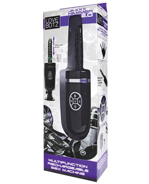Female Sex Toys XR Brands Lovebotz Jaxx Hammer 20 Rechargeable Sex Machine
