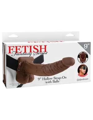 Fetish Fantasy Series 9 Hollow StrapOn with Balls Fetish Fantasy Female Sex Toys