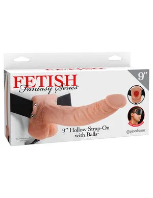 Fetish Fantasy Series 9 Hollow StrapOn with Balls Fetish Fantasy Female Sex Toys