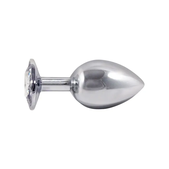 Fetish Pleasure Play Small Anal Plug wClear Jewel Castle Megastore Anal