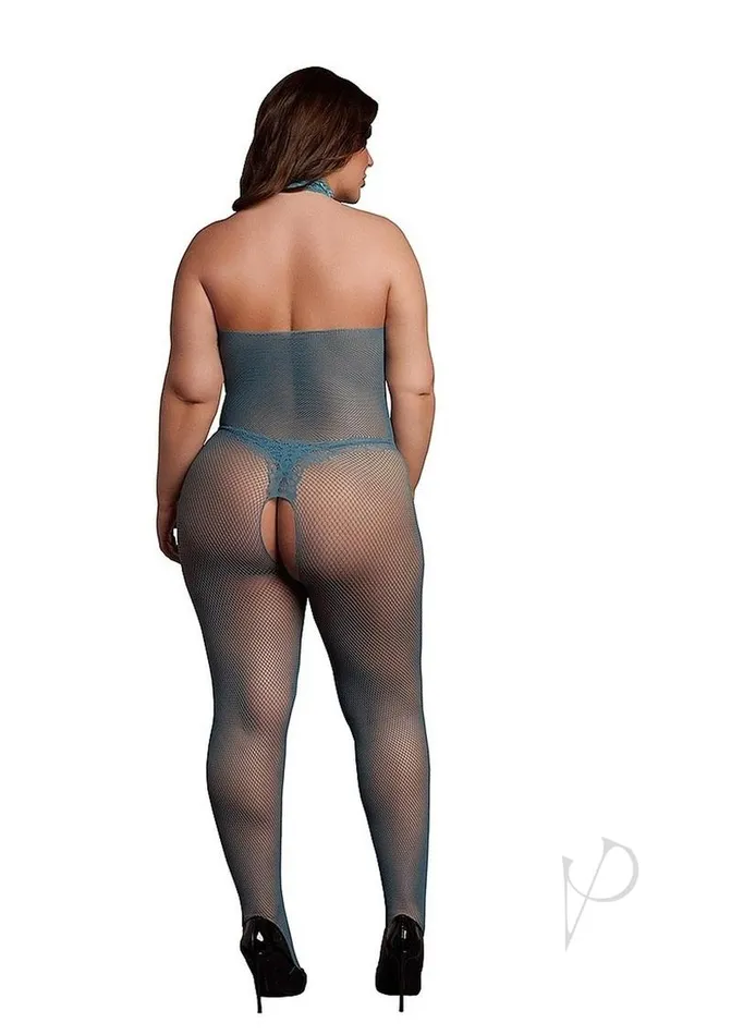 Fishnet Lace Bodystocking Qn Blu Le Desir Bodystockings Playsuits