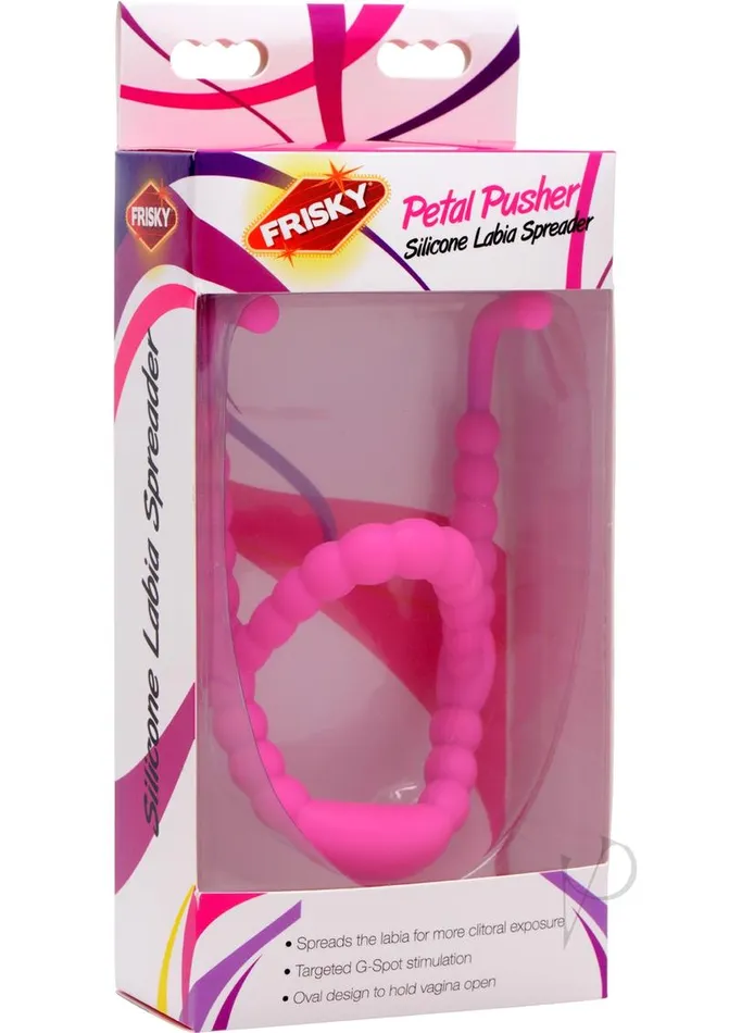Frisky Petal Pusher Labia Spread Pink Frisky Vibrators