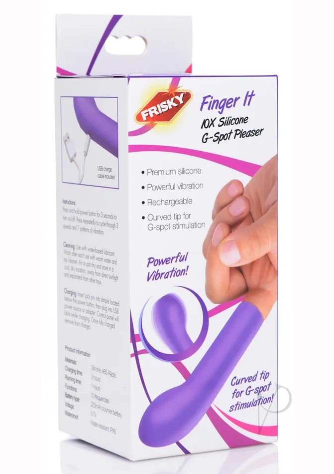 Frisky Vibrators Frisky Finger It 10x G Spot Pleaser