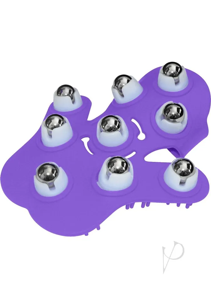 Fuzu Vibrators Fuzu Glove Massager Neon Purple