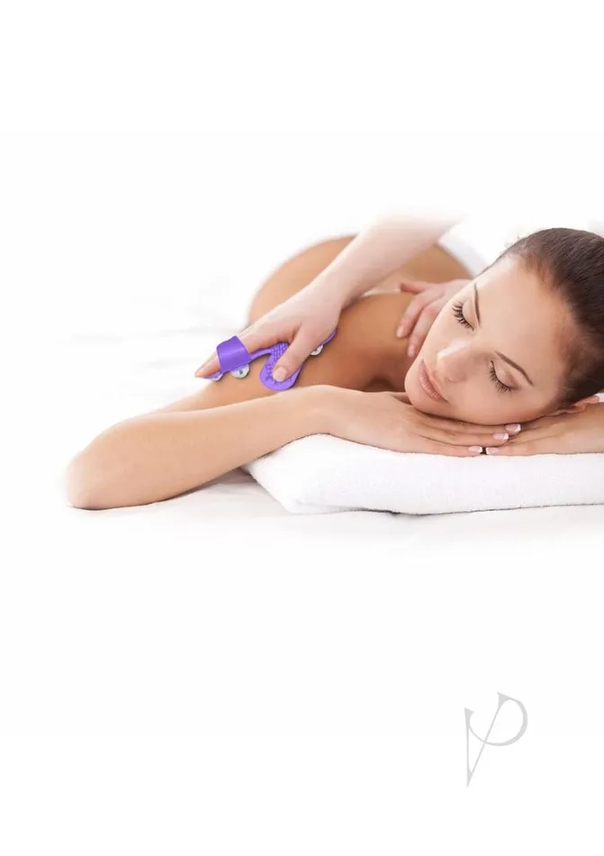 Fuzu Vibrators Fuzu Glove Massager Neon Purple