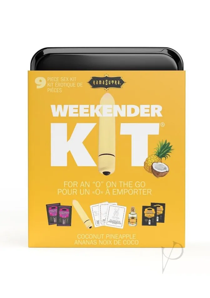 Gift Sets and Travel Kits Vibrators Weekender Vibe Kit Coconut Pineapple