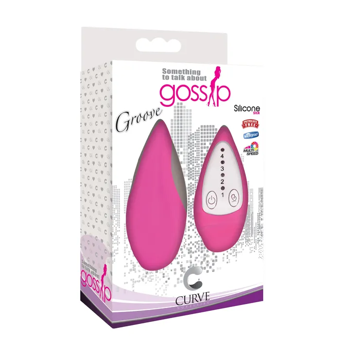 Groove Smooth Silicone Remote Vibe Curve Toys Anal