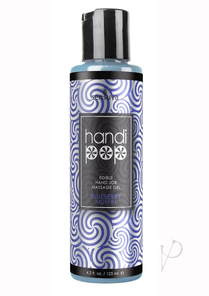HandiPop Enhancers Handipop Massage Gel Blueberry Muf 42oz