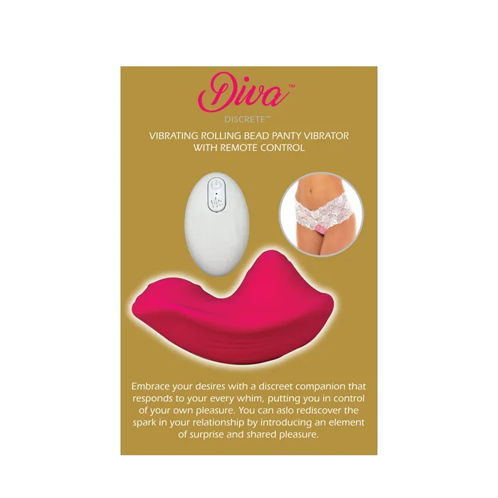 HKCPV DIVA DISCRETE ROLLING PANTY VIBE Female Sex Toys