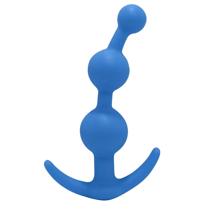 Hook N Up Medium Beaded Anal Plug Blue Castle Megastore Anal