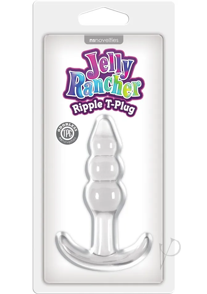 Jelly Rancher Anal Jelly Rancher T Plug Ripple Clear