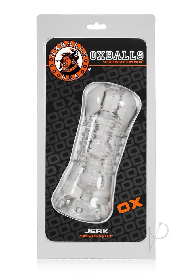 Jerk Masturbator Clear Oxballs Male Sex Toys
