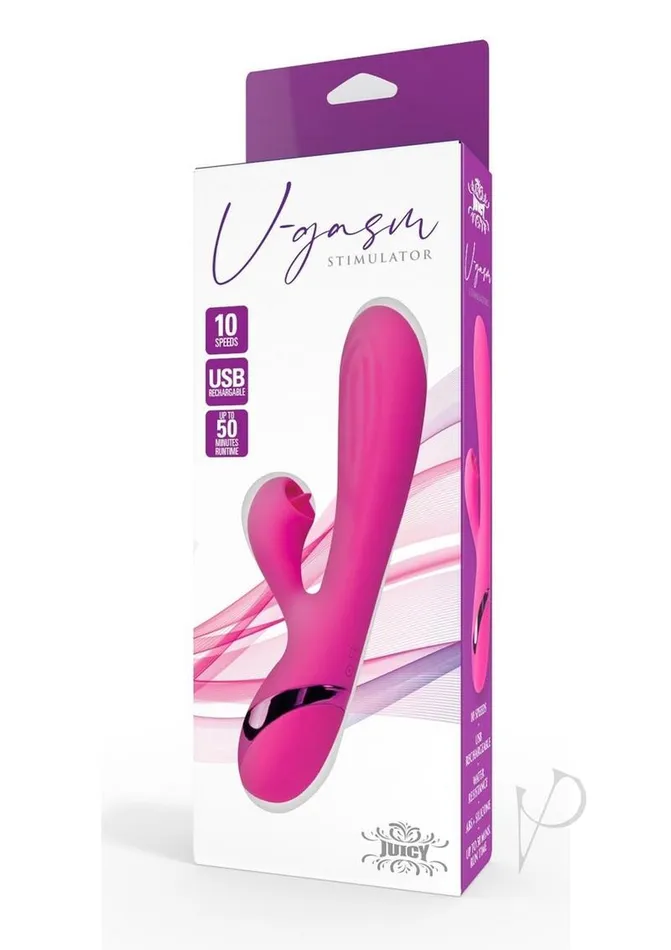 Juicy Vgasm Stimulator Pink Cousins Group Inc Vibrators