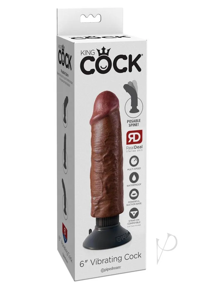 Kc 6 Vibrating Cock Brown King Cock Couples