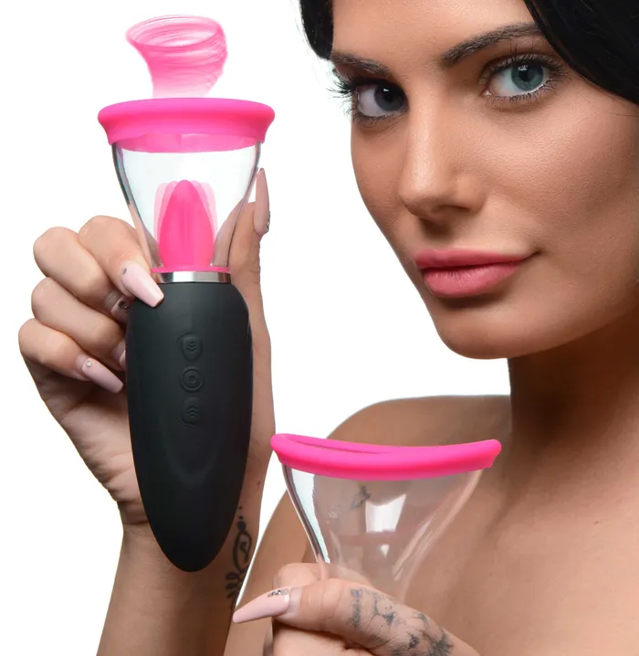 Lickgasm Mini Licking And Sucking Stimulator XR Brands Male Sex Toys