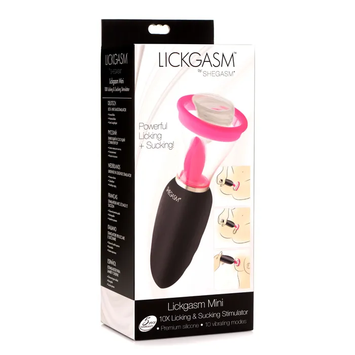 Lickgasm Mini Licking And Sucking Stimulator XR Brands Male Sex Toys