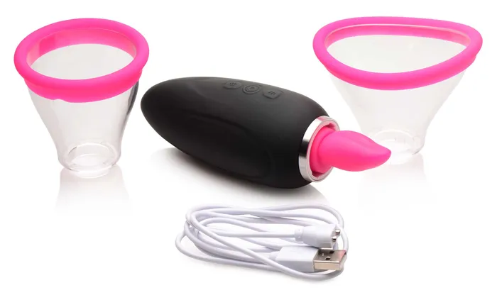 Lickgasm Mini Licking And Sucking Stimulator XR Brands Male Sex Toys