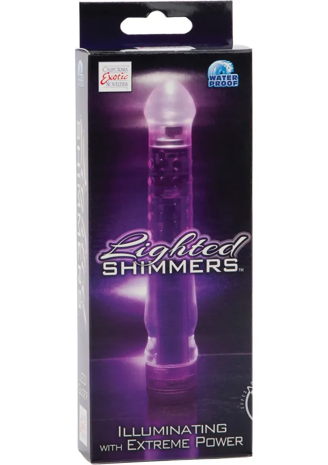 Lighted Shimmer Led Glider Purple Lighted Shimmers Vibrators