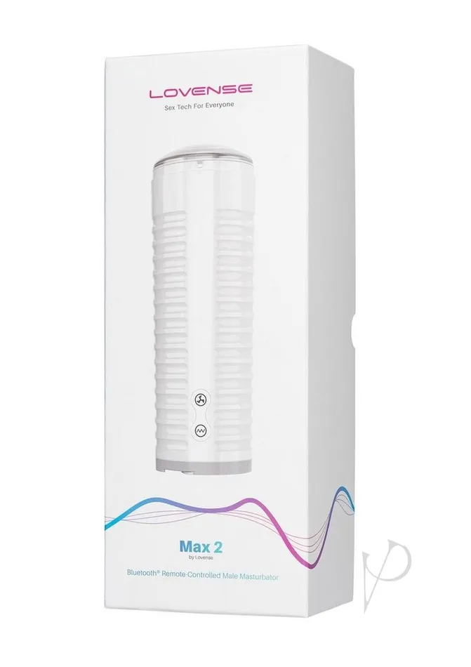 Lovense Male Sex Toys Max 2 Wsleeve White