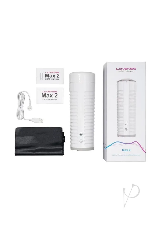 Lovense Male Sex Toys Max 2 Wsleeve White
