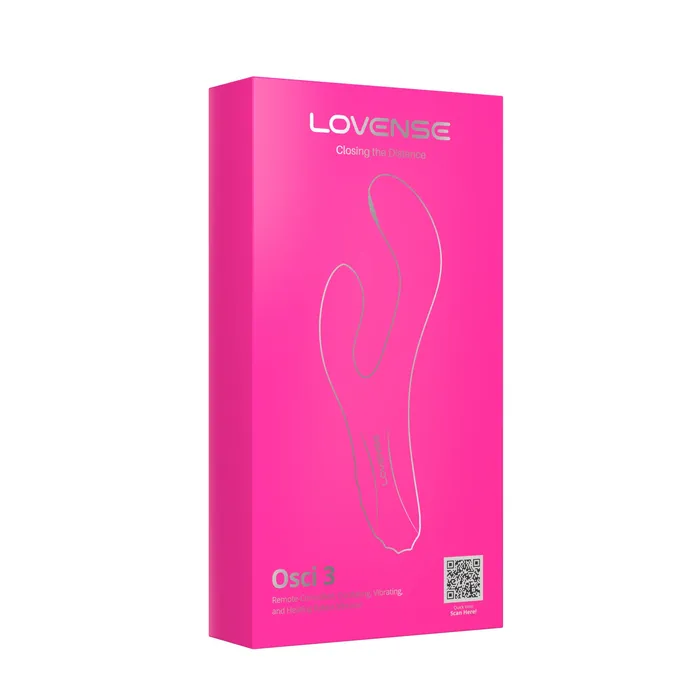 Lovense Osci 3 Remotecontrolled Heating Thumper Rabbit Vibrator Pink HYLTD Vibrators