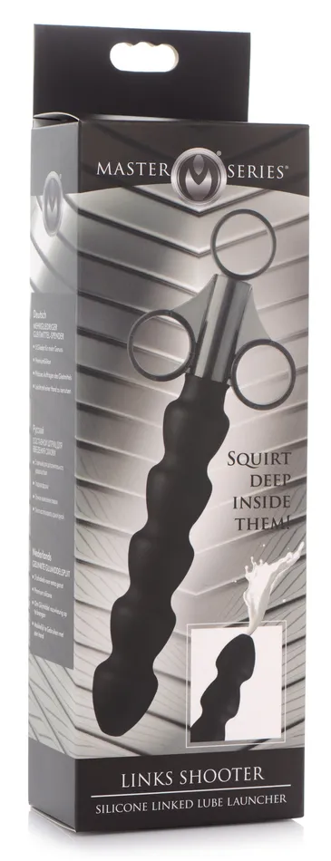 Lubricants XR Brands Premium Silicone Lubricant Launcher with 5 Links