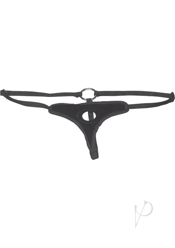 Lux Fetish Lux F Velvet Bikini Strap On Black Female Sex Toys