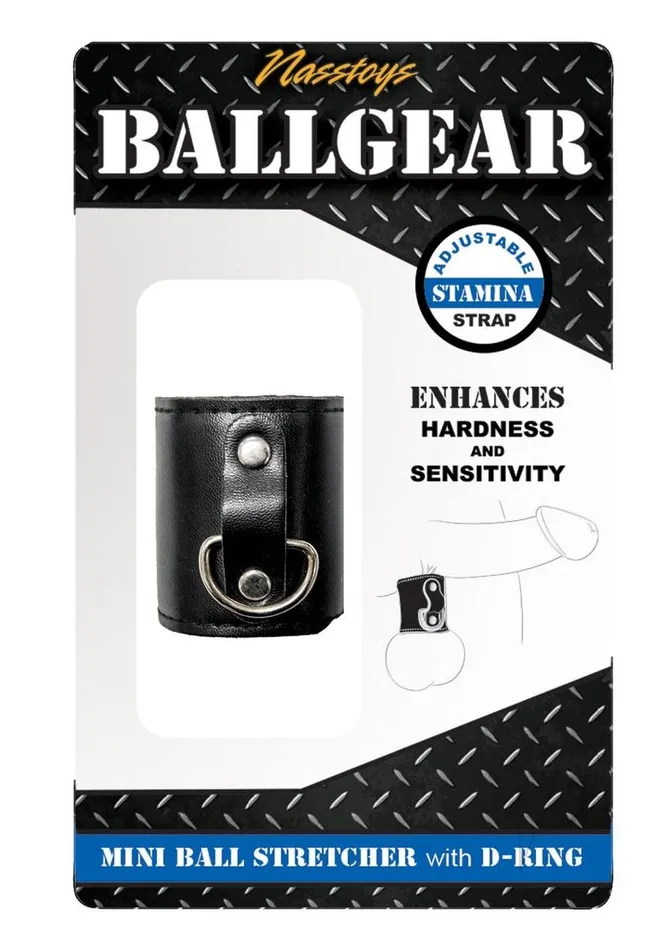 Male Sex Toys Ballgear Ballgear Mini Ball Stretch Dring Black