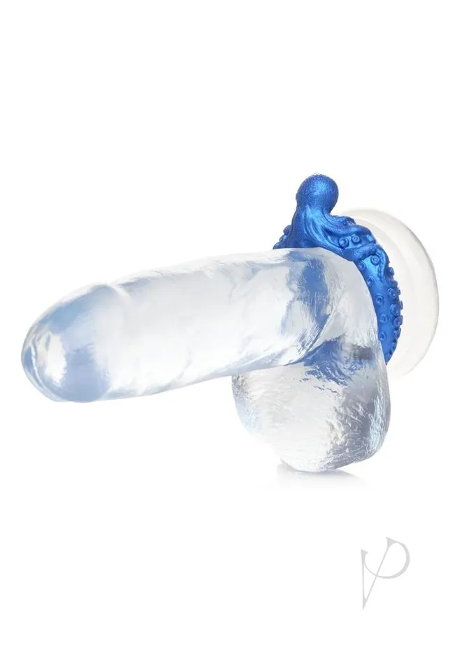 Male Sex Toys Creature Cocks Poseidons Octo Ring Silicone Cock Ring Blue Creature Cocks